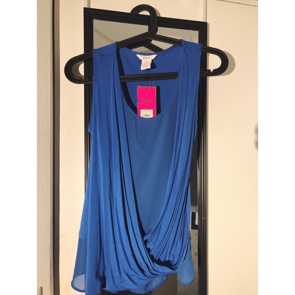 Blue cross top